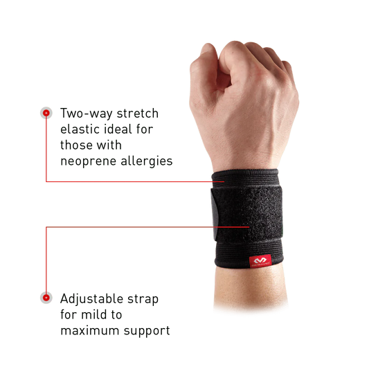 Wrist 2-way elast L/XL BLACK